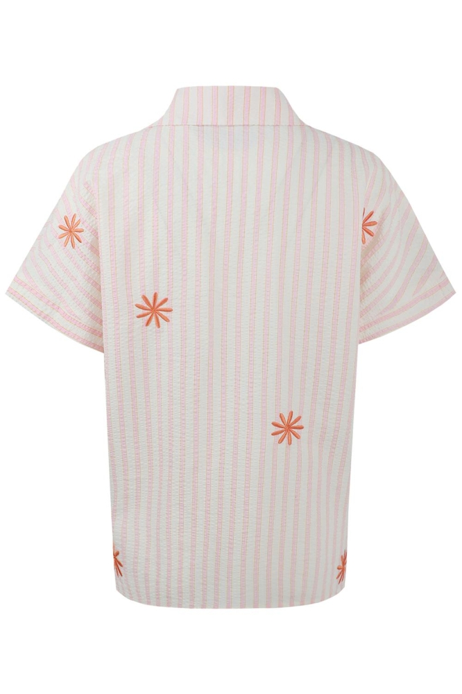 GWENDOLYN BLOUSE 25ZFQF05 014232 SAND/PIGGY PINK